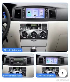 2DIN autorádio pre toyota 2000- 2006