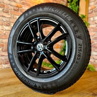 Alu R16 5x112 pre VW Tiguan / Audi Q3 + zimné 215/65 R16 - 1