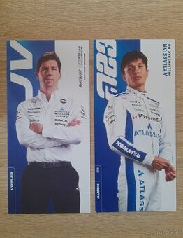 Oficiálne kartičky Williams