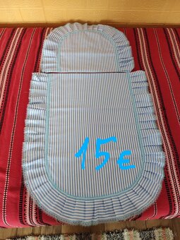 Retro perinky do kočíka, obliečky,spací vak.