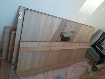Skriňa 2 m + komoda 160 cm