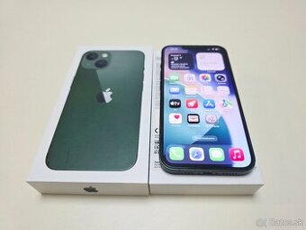 APPLE IPHONE 13 128GB GREEN,ZDRAVIE BATERKY 100%
