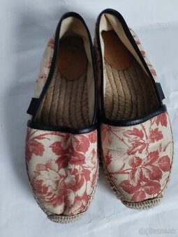 Gucci topanky espadrilky floral 36 original