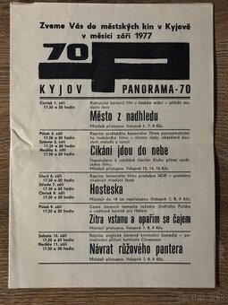 Bulletin PANORAMA-70 Kyjov, září 1977