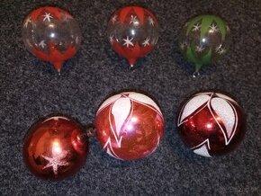 Stare Vianocne gule, ozdoby, retro, vintage, po babke