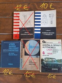 sústruhy - odborné knihy