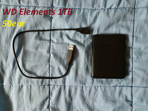 Externý disk WD 2.5 Elements Portable 1TB