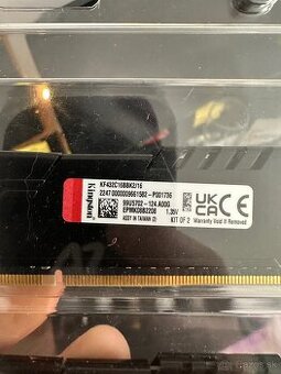Rám 8gb ddr4 4 kusy