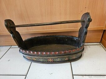 Drevená nádoba cena 20€ 40cm dĺžka - 1