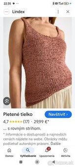 Pletené tielko LINDEX -veľ. M