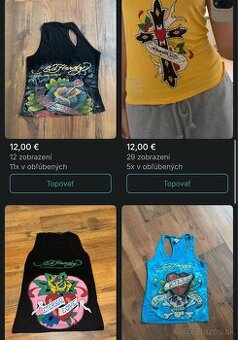 ed hardy tričko tricka