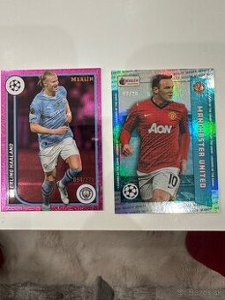 FUTBALOVÉ KARTY ZBERATEĽSKÉ MERLIN KARTIČKY