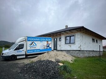 Fúkaná striekaná izolácia🔸Účinné zateplenie pre každý dom