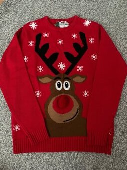 Vianočný sveter so sobom