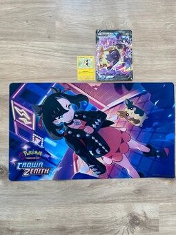 Pokémon podložka a Morpeko karta Jumbo a klasik