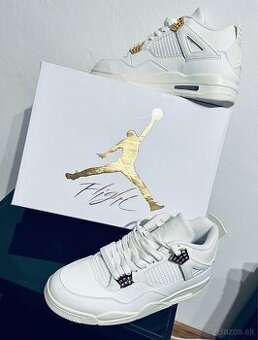 Jordan 4 metallic gold nove