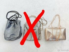 Zlaté/Kovové kabelky SHOULDER/CROSSBODY BAGS - 1