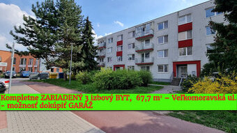 Kompletne ZARIADENÝ 3 izbový BYT,  67,7 m² – Veľkomoravská u - 1