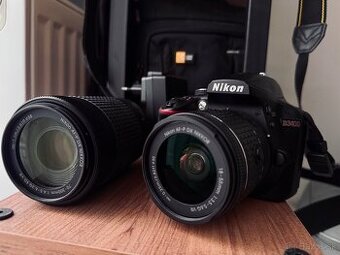 Nikon D3400 set - ako nový