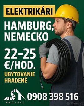 Práca v zahraničí - Elektrikári, Hamburg