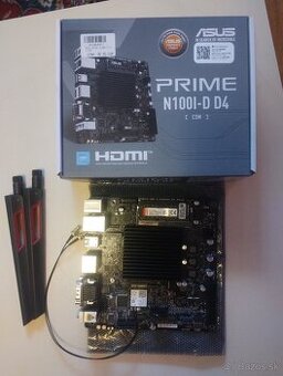 ASUS PRIME N100-D D4-CSM + 16 GB RAM + Intel AX210NGW