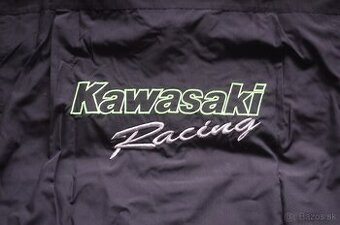 Kawasaki kvalitná polokošeľa čierna zelená