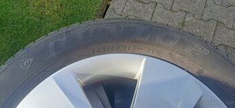 Škoda Fabia 3 disky z ľahkých zliatin s pneu Dunlop