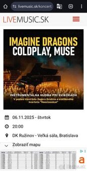 Imagine Dragons, Coldplay a Muse pri sviečkach DK Ružinov