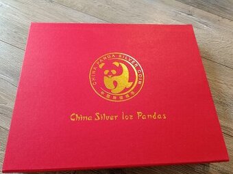 Krabička na 40 ks strieb. mincí Čínska Panda
