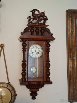 Predám funkčné starožitné hodiny ALTDEUTSCHE (židovky) s jel