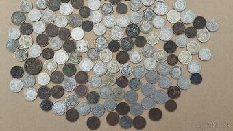 Staré mince, fillery viz foto, rakousko uhersko,konvolut min