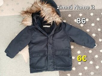Chlapcenska zimna bunda 86
