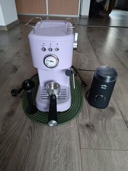 Kávovar Bergner+ mlynček na kávu Eta