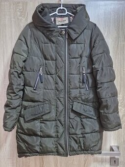 Tmavozelená zimná bunda S/M