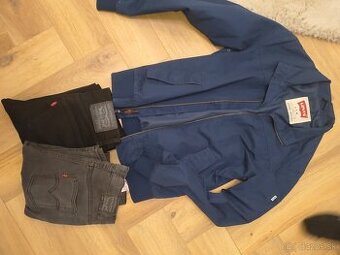 Levis bombera modrá