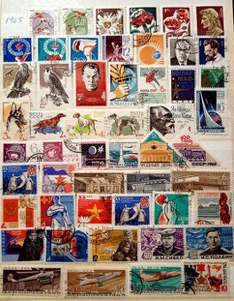 Predám poštové známky CCCP 1965 - 1973