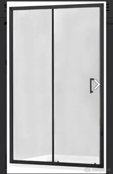 MEXEN - Apia posuvné sprchové dvere 110, transparent, čierna