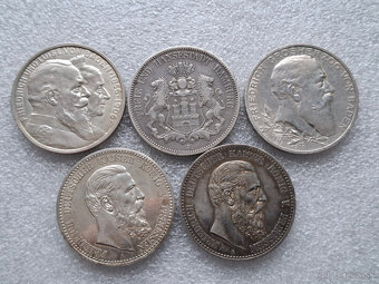 Mince Nemecko - Cisarstvo 2-3-5 Marky