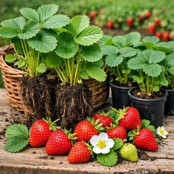 Jahody - sadenice odroda Senga Sengana