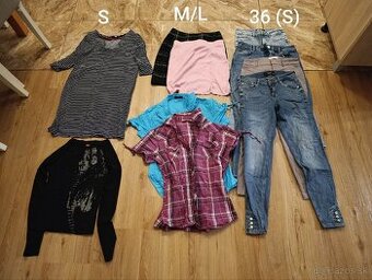 Balík dámskeho oblečenia S