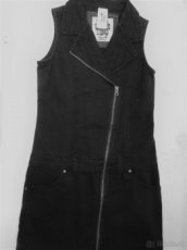 Čierne rifľové šaty C&A č.140 - 1