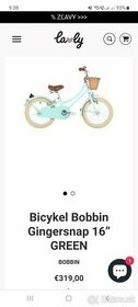 Detsky bicykel bobbin 16 - 1