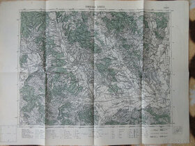Mapa Rimavská Sobota, Ožďany, Tornaľa, Veľké Dravce r. 1935