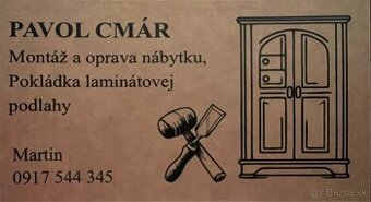 Montáž nábytku / Skladanie nábytku