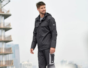 40.Panská nepremokavá bunda Rain jacket e.s.concrete L,XL