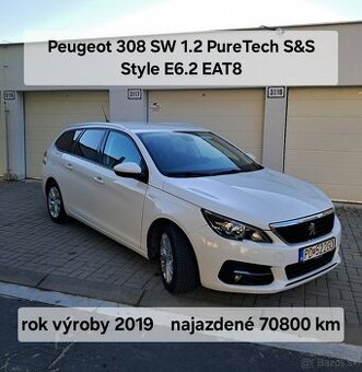 Peugeot 308 SW 1.2 PureTech S&S Style E6.2 EAT8 - 1