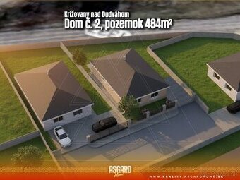 Novostavba 4i bungalovu č.2 na začiatku obce