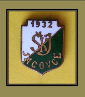 Odznak, odznaky- Slovenský štát. Staré športové odznaky.