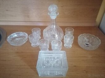 Krištaľová súprava, misky