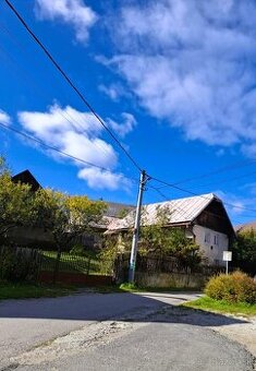 Drevenica Heľpa – chalupa na predaj, všetky siete, asfaltová